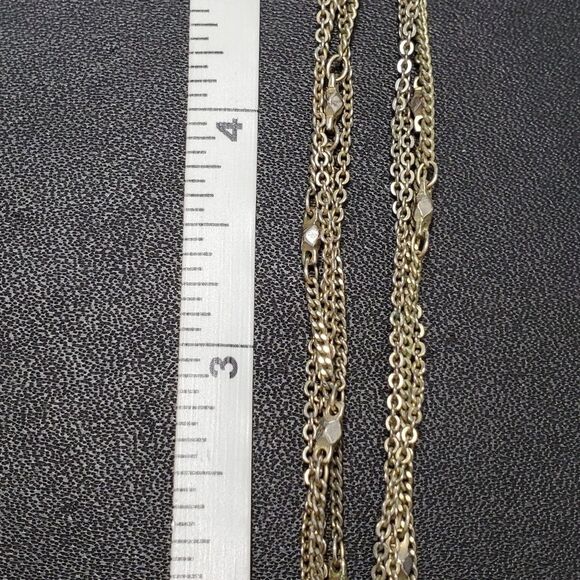 Three ring multi strand necklace - Picture 6 of 8